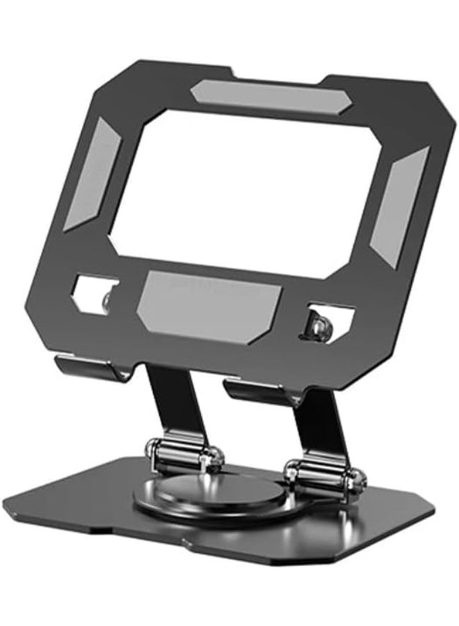 Aluminium Tablet Stand Holder with 360° Rotating Base, Multi Angle Adjustments Compatible for iPad Pro | 11 | 10.9 | 10.2 | Air | Mini, Samsung Galaxy Tab, Lenovo Pad and All Tablets - Image 1